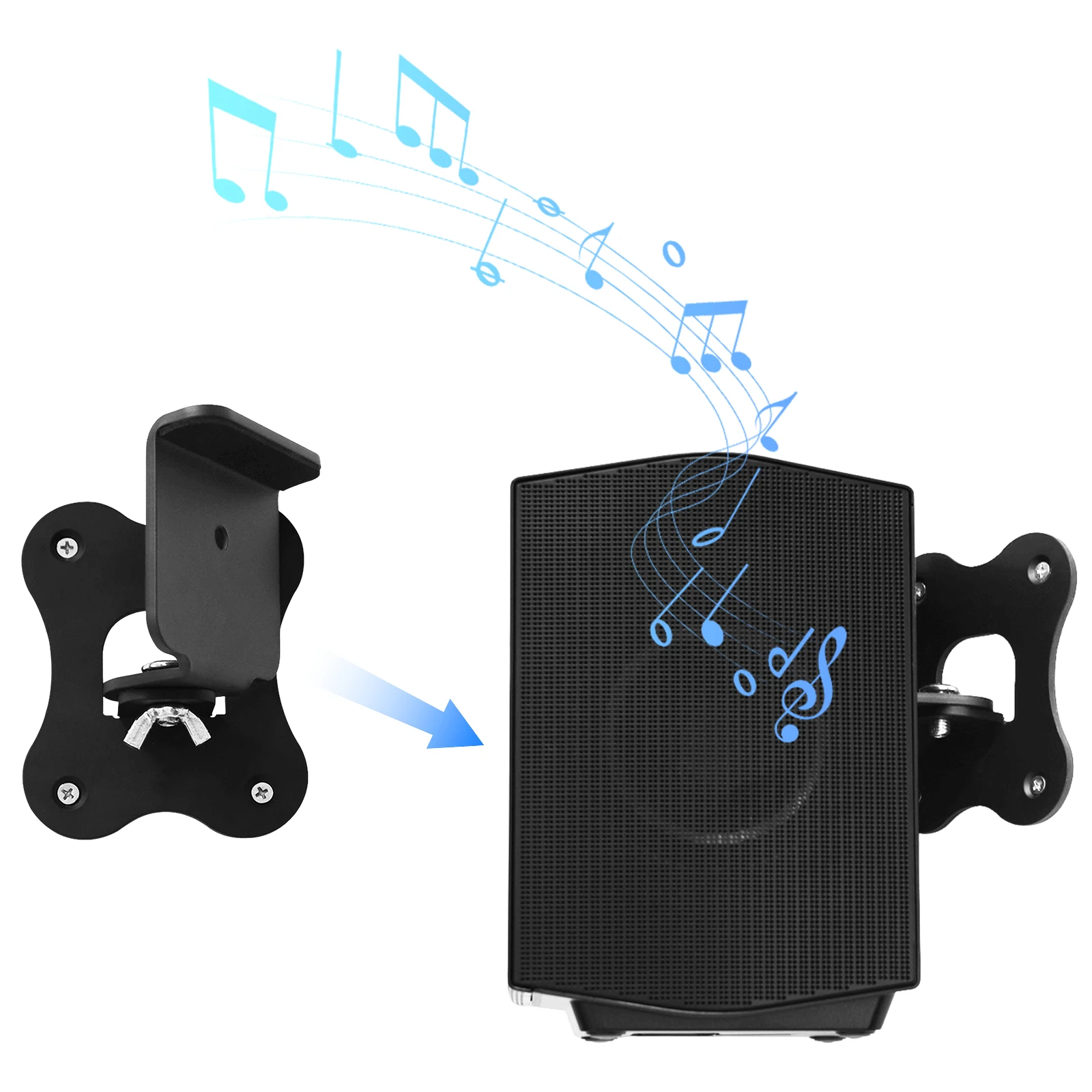 1 Pc Wall Mount Bracket Metal Home Theater Surround Wall Bracket Screws Included for Samsung HW-Q990F Speaker Accessories