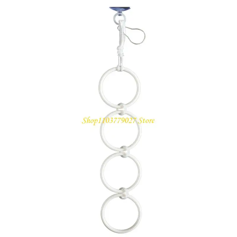 C4DF Snake Climbing Rings Modular Climbing Hoops Pet Toy For Snakes And Lizards Safe And Easy To Clean