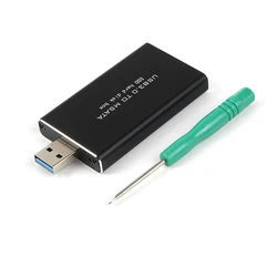 MSATA na USB 5gbps USB 3.0 na mSATA SSD obudowa USB3.0 na mSATA Case dysk twardy Adapter M2 SSD zewnętrzny dysk twardy mobilna skrzynka obudowa HDD