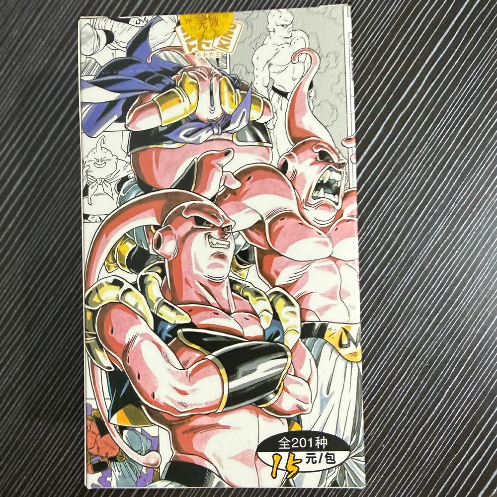 18Packs/box 201 Styles Dragon Balls Z Collectible Cards Booster Pack Majin Buu Goku Anime Trading Card Game Blind Bag Flash Card