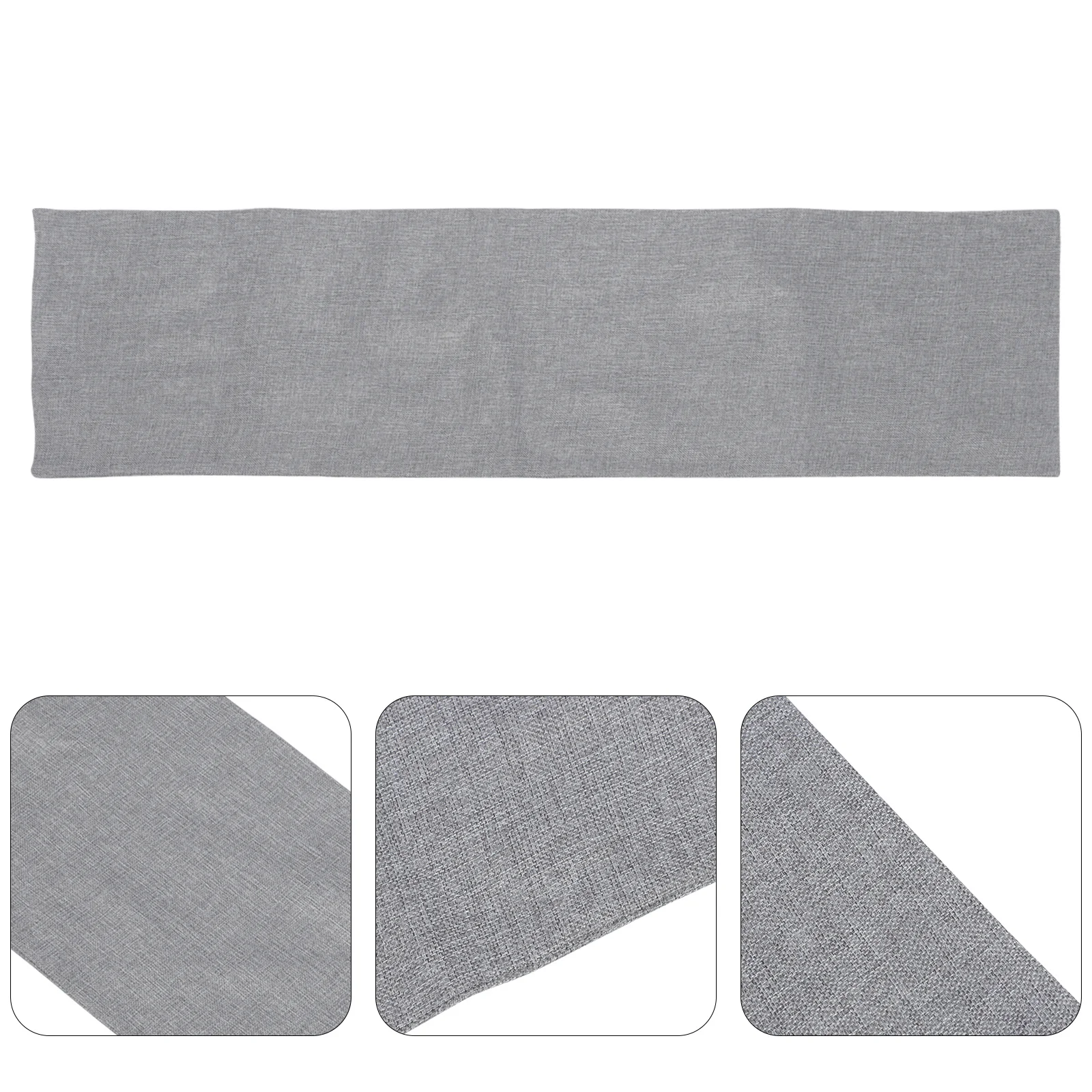 

Linen Table Runner Nordic Style Decorative for Home Restaurant Wedding Party Festival Burlap Gray Dining Tablecloth