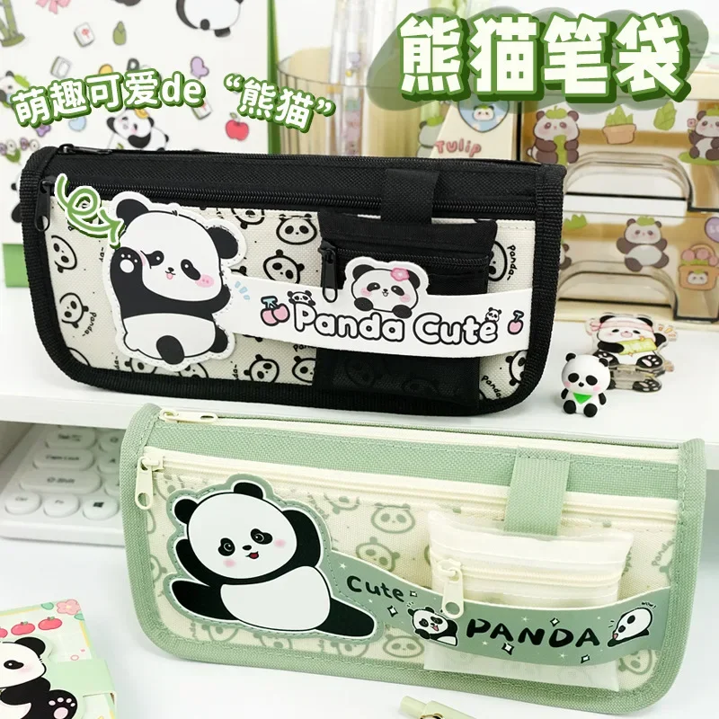 

Creative and Trendy Panda Pencil Case for Girls New High-value Instagram Style Stationery Box Children's Large Capacity