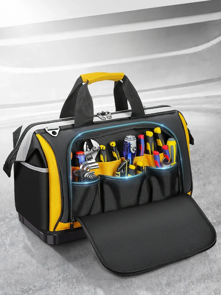 

LXDurable Portable Universal Storage Bag for Electrician Repair Canvas Tool Bag