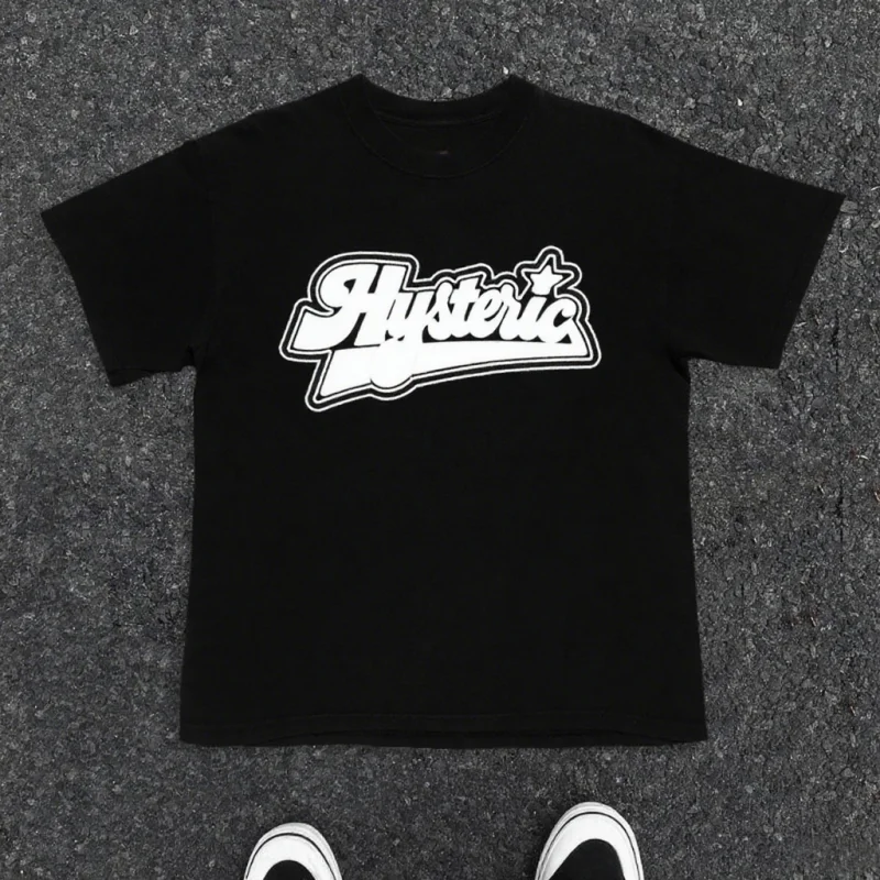 

Unisex hip-hop street wear T-shirt crew neck graphic printing loose fit cotton short sleeve gothic trendy fashion high quality