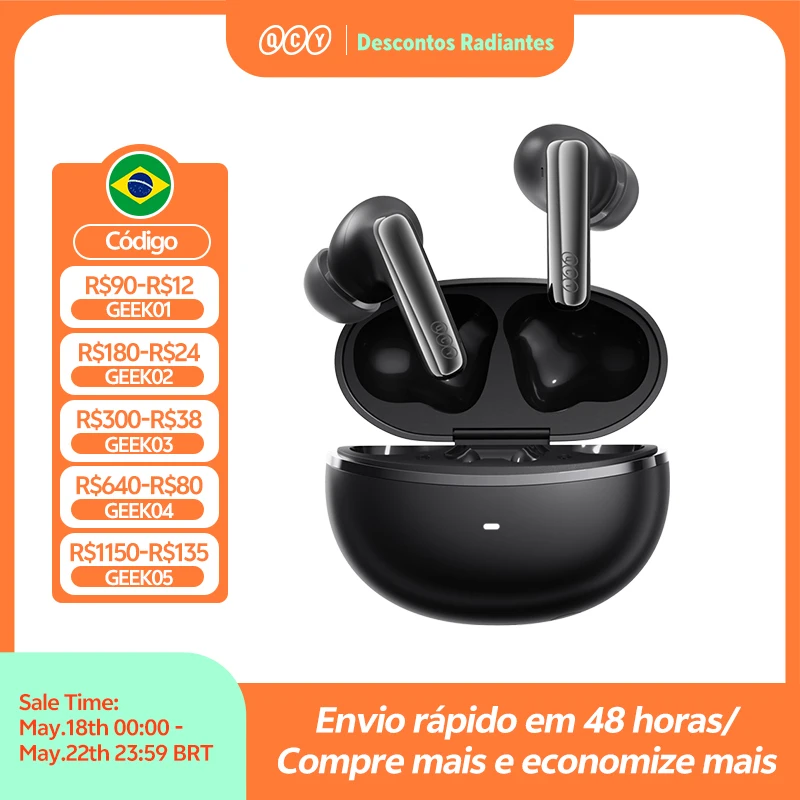 Foto detalhada de QCY MeloBuds N70 Fones de ouvido sem fio ANC Bluetooth para bancada de manutencao B2B