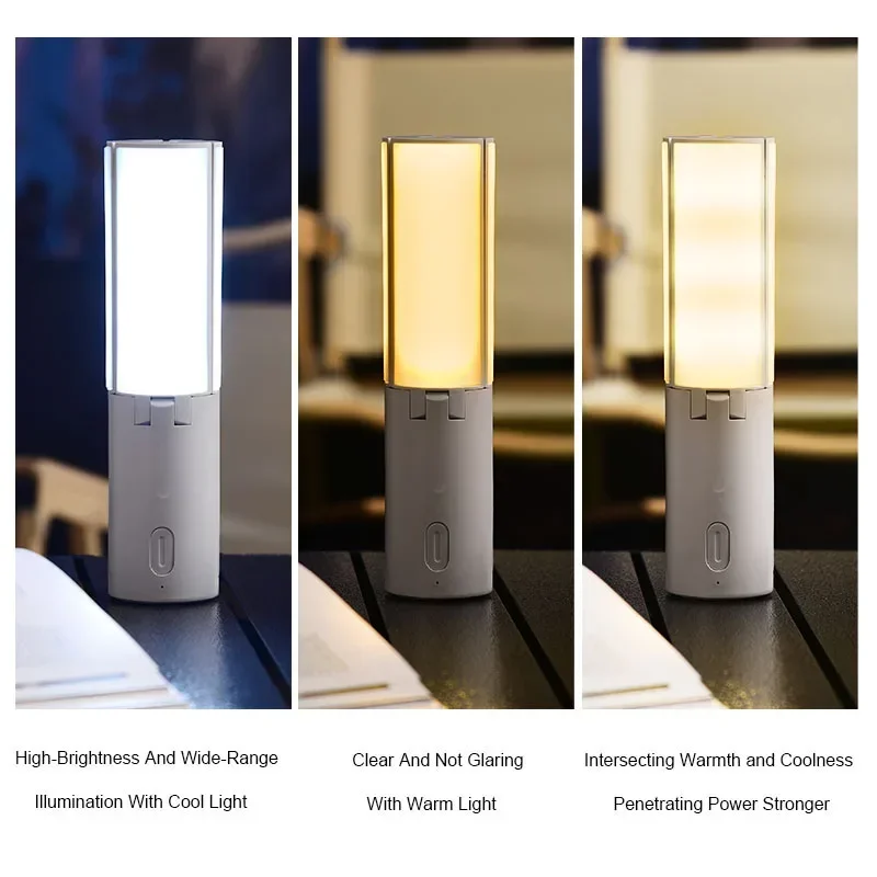 NEW 4000mAh Portable Camping Light USB Rechargeable Folding Outdoor Lighting Hanging Lamp Tent Lantern for Fishing Hiking