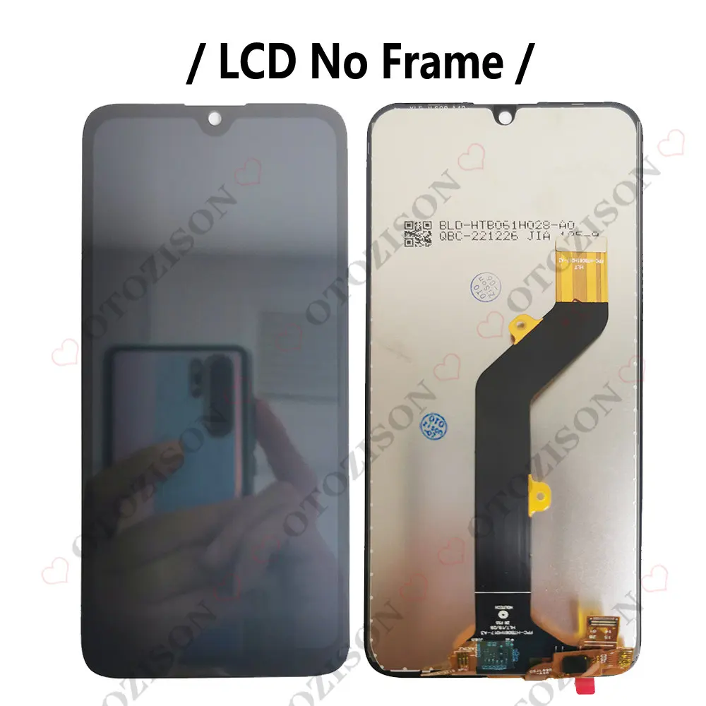 Display For itel A48 LCD L6006 LCD Screen Touch Panel Digitizer Sensor Assembly Replacement For ITEL A48 Display Parts Tested OK