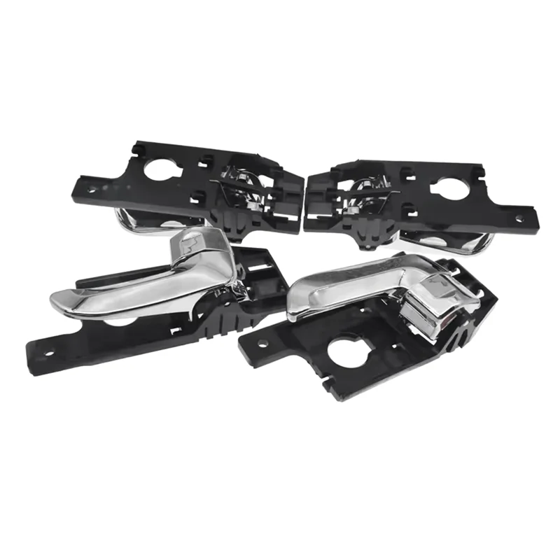 

For Kia Sportage 2.0L 2.7L 2005 - 2010 Inner Interior Inside Door Handles Chrome Front Rear Left Right 4PCS-A08Q