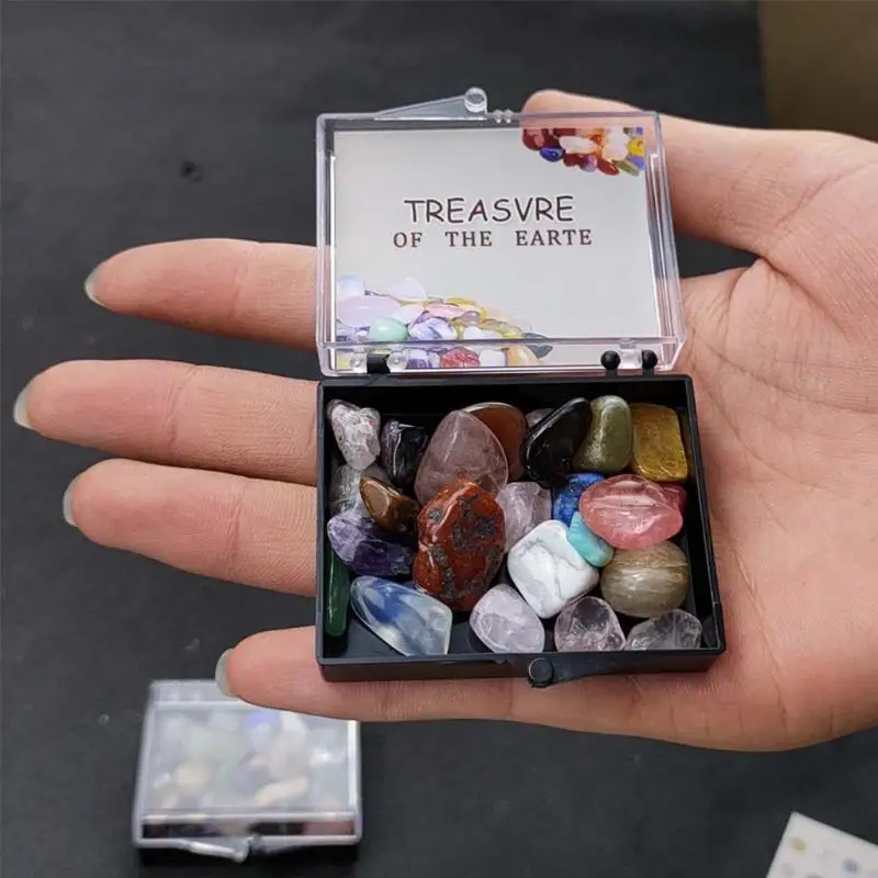 W89C طبيعية ملونة الحجر الكريستال شقرا صقل خام مصقول لتعليم التعلم المبكر الدعائم المشاريع الحرف DIY