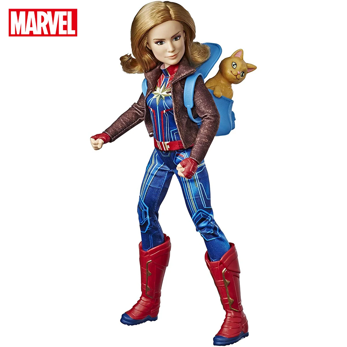 Marvel Captain Marvel Movie Captain Marvel Super Hero Doll Goose The Cat (Ages 6 & Up)