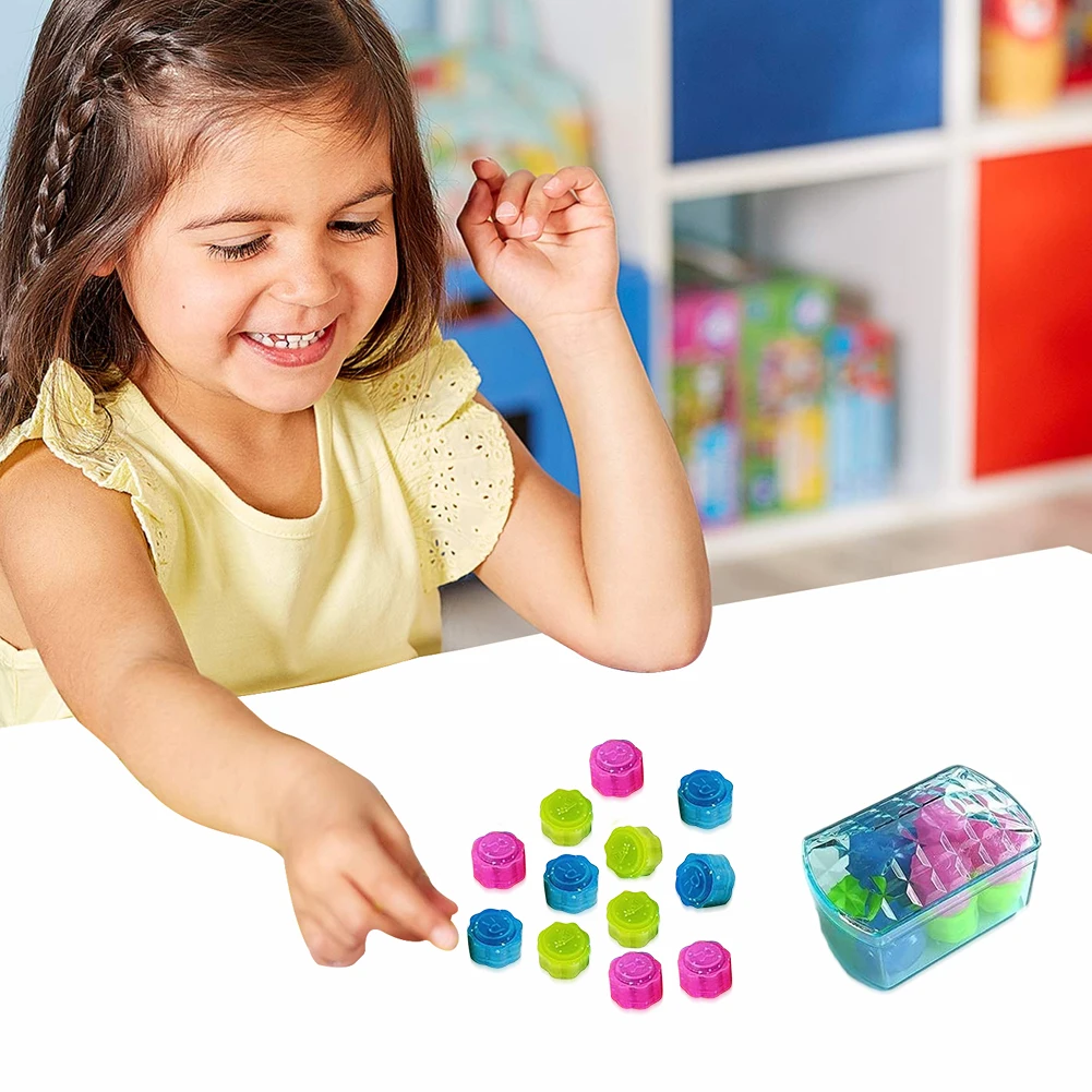 Gonggi Jack Stone Pebbles Set 12pcs Hand Eye Coordination Training Toy with Storage Box Gonggi Set for Board Game Party Games