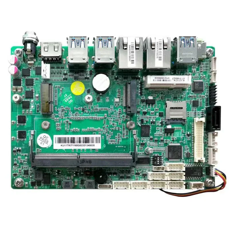 3,5-Zoll-Computer-Motherboard in Industriequalität, 9 V ~ 36 V, unterstützt GPIO I3-1115G4 CPU-Mainboard