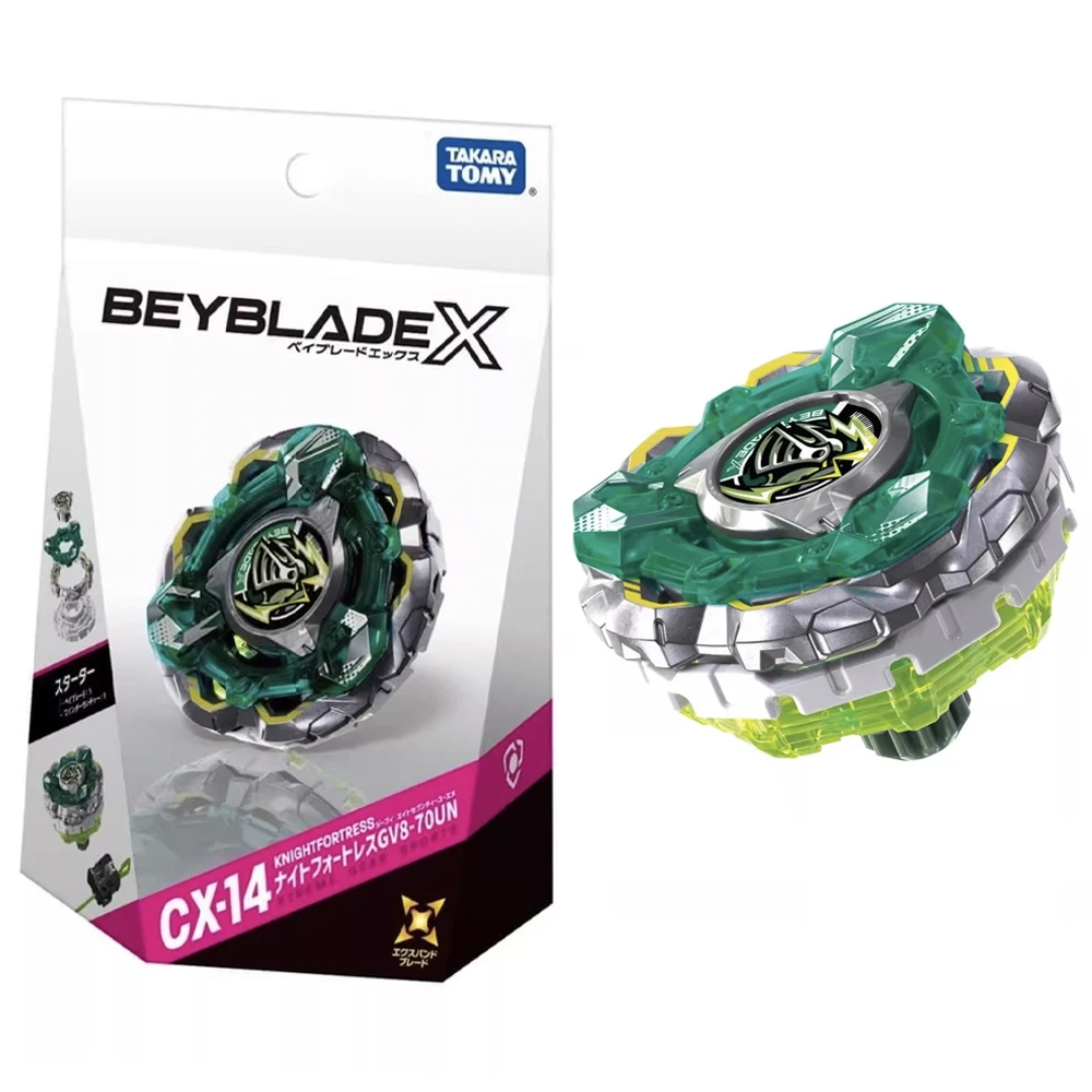 

Оригинальная карточная игра Takara Tomy Bey X CX-14 Starter Knight Fortress GV8-70UN Blade CARD GAME
