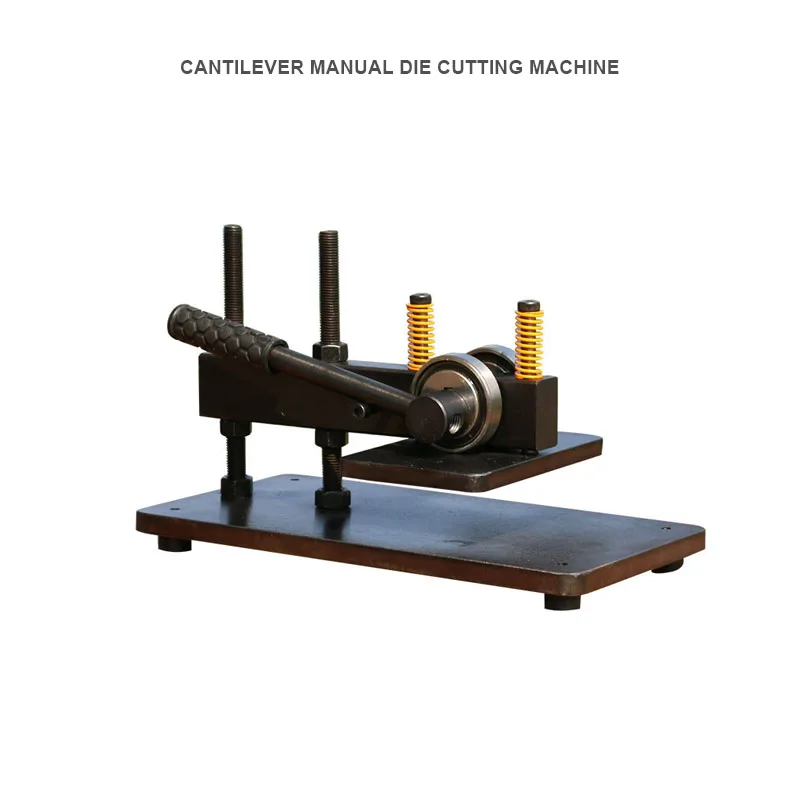 Tipo cantilever manual máquina de corte faca morrer punch imprensa ferramenta corte pressão para amostra pano borracha plástico