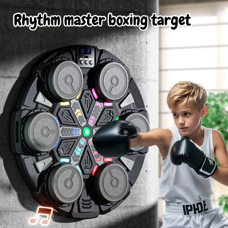 8 أنواع من آلة الملاكمة للموسيقى الذكية المثبتة على الحائط، متوفرة بتقنية البلوتوث تتميز تشغيل الموسيقى العاطفية والإضاءة الرائعة Ef #1