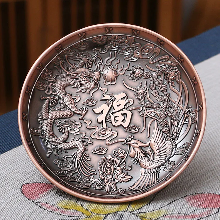 

Large dragon and phoenix incense plate incense insert, Chinese classical stick, sandalwood seat, household indoor multi-purpose