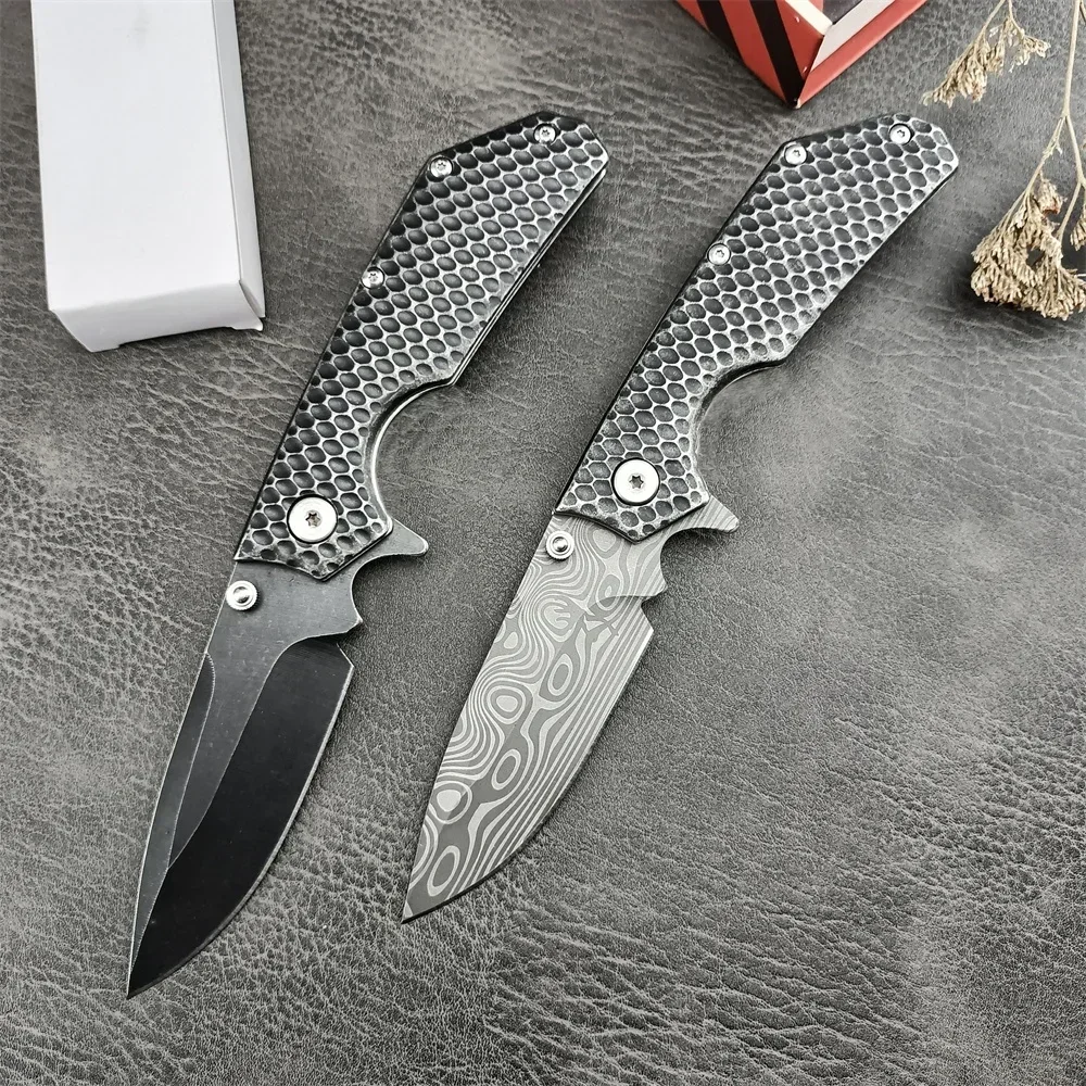 Portable Strider Pocket Folding Knife ALL Steel Handle Multifunction Tactical Outdoor Knives Hunting Knives Rescue Survival Tool