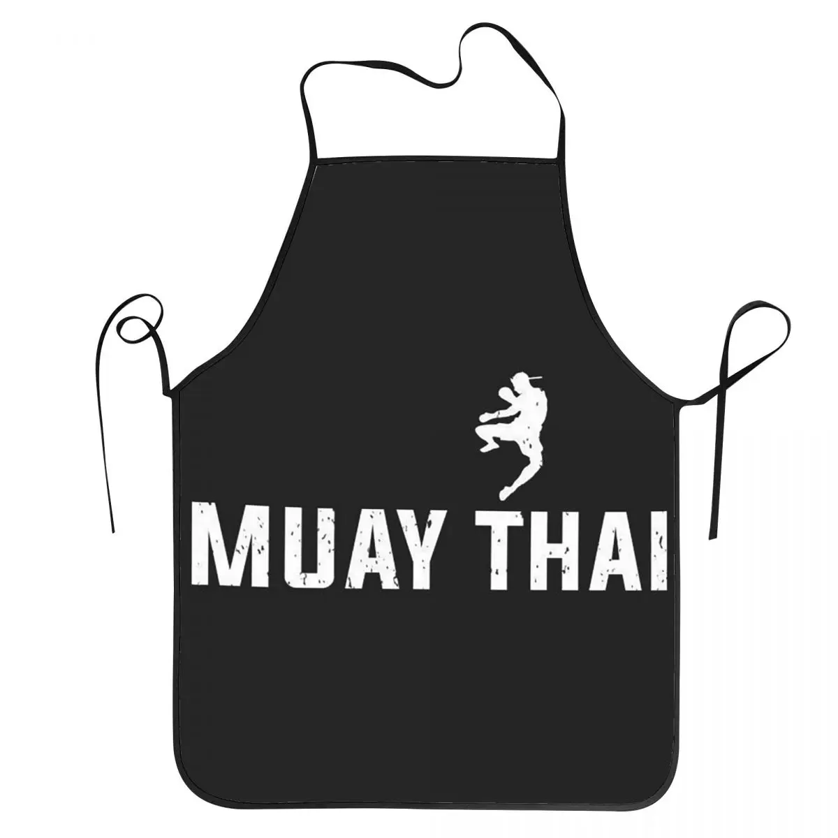 Muay Thai Gloves Thailand Boxing Fighter College Aprons Chef Baking Tablier Bib Kitchen Cleaning Pinafore for Women Men Painting