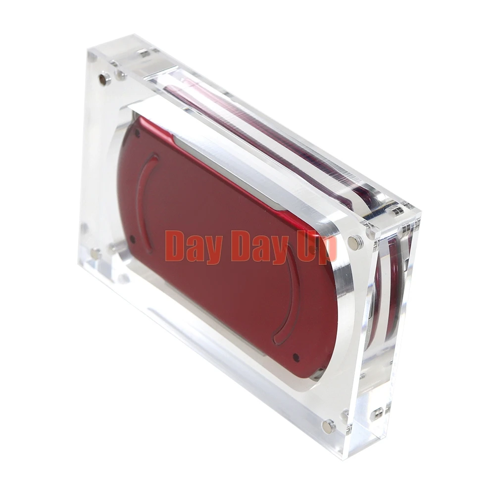 3 قطعة ل PSP GO واضح شفاف تخزين صندوق أكريليك مغناطيسي ل PSPGO لعبة وحدة التحكم غطاء شل صندوق عرض موقف