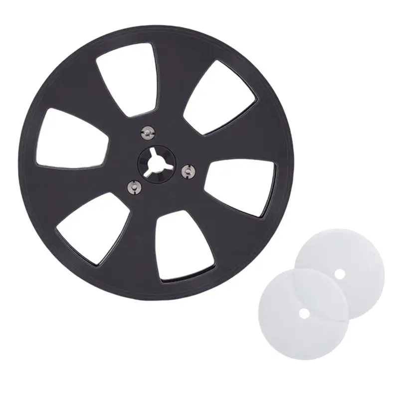 A97I-Replacement Takeup Reel For Revox Studer Recording 1/4 5 Inch 6 Hole Empty Tape Reel NAB-Hub With Spacers
