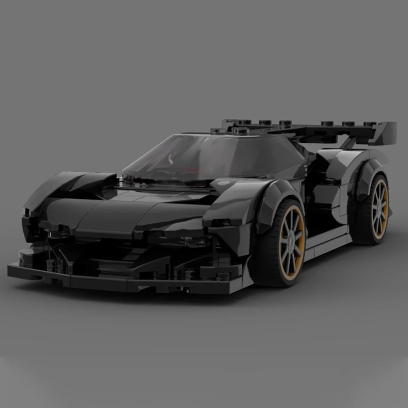 City Car Speed Racing Model MOC Building Bricks Sportscar Pineapple Modular Technology Gifts Holiday Assemble Children Toys Suit