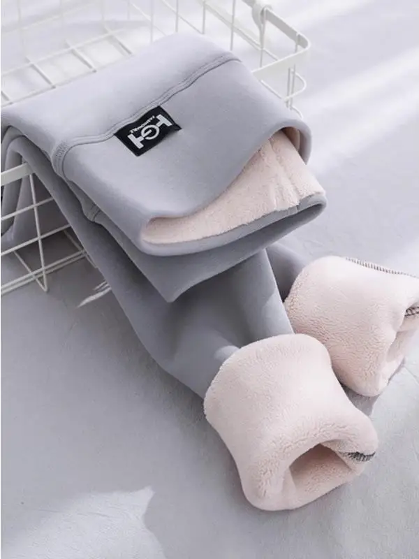 

Женские утепленные брюки для йоги из чистого хлопка с высокой талией, осенне-зимние, теплые, облегающие, особо толстые