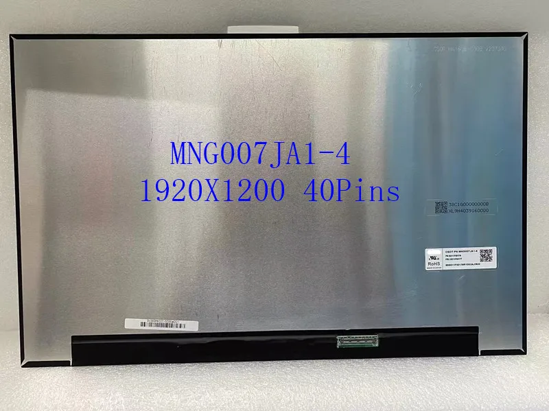 

MNG007JA1-4 for Lenovo Legion 5 Pro 16IAH7H 82RF 5-16iah 16IAH7 16 Inch 1920X1200 IPS Laptop LCD Screen Display Matrix Panel