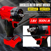 Brushless Impac Wrench 500N.m Electric Driver 1/2\