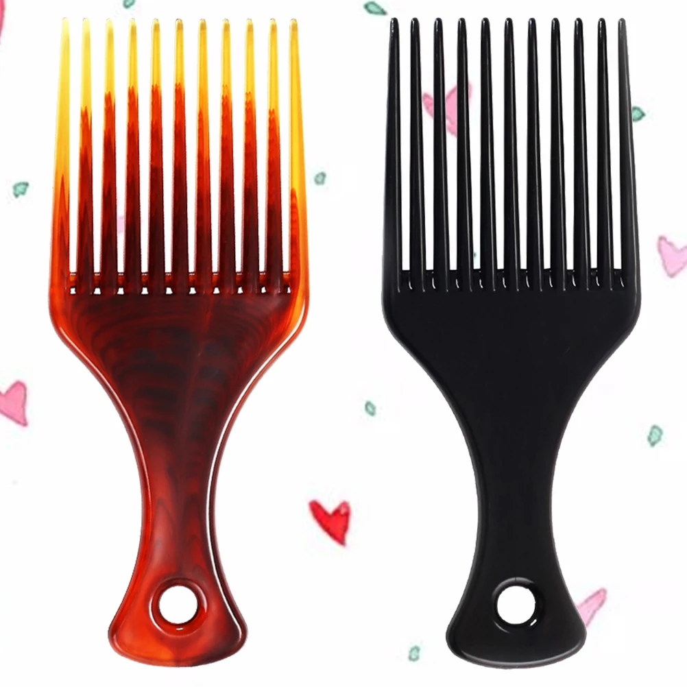 

2 pcs Wide Tooth Combs Large Detangling Hair Comb For Thick Tangled Hair Styling Salon Professional High Temp Resistant Smooth