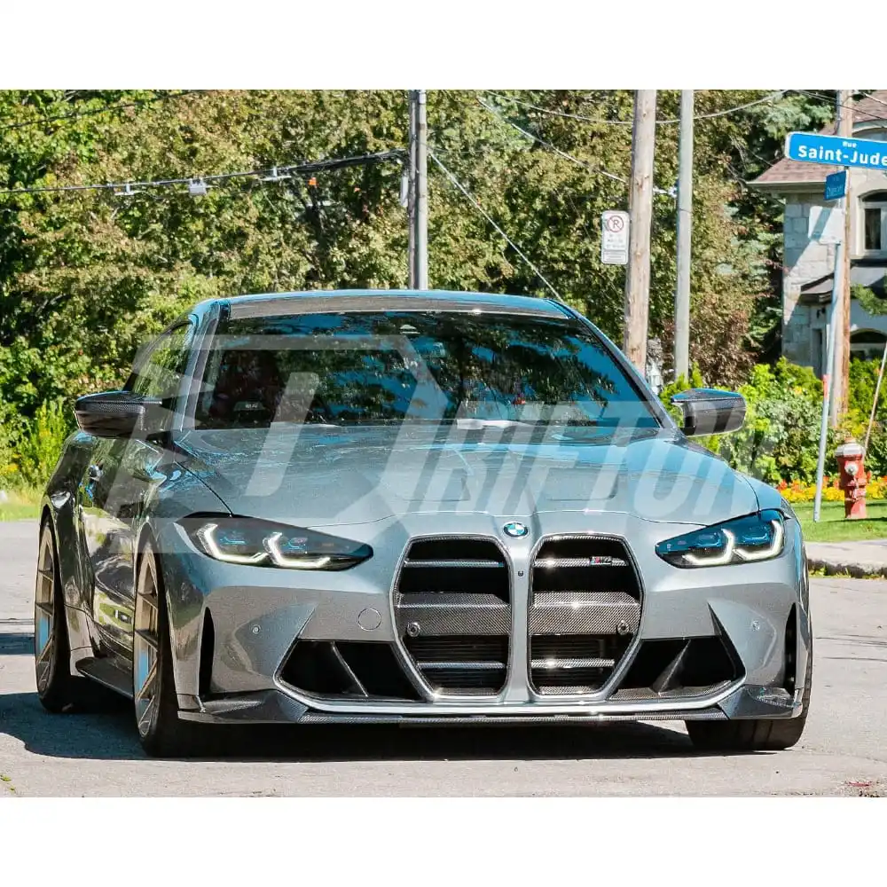 

ST Style Dry Carbon Fiber Front Grille for BMW G80 M3 G82 M4 Front Bumper Grill Vents Quality Parts Kits