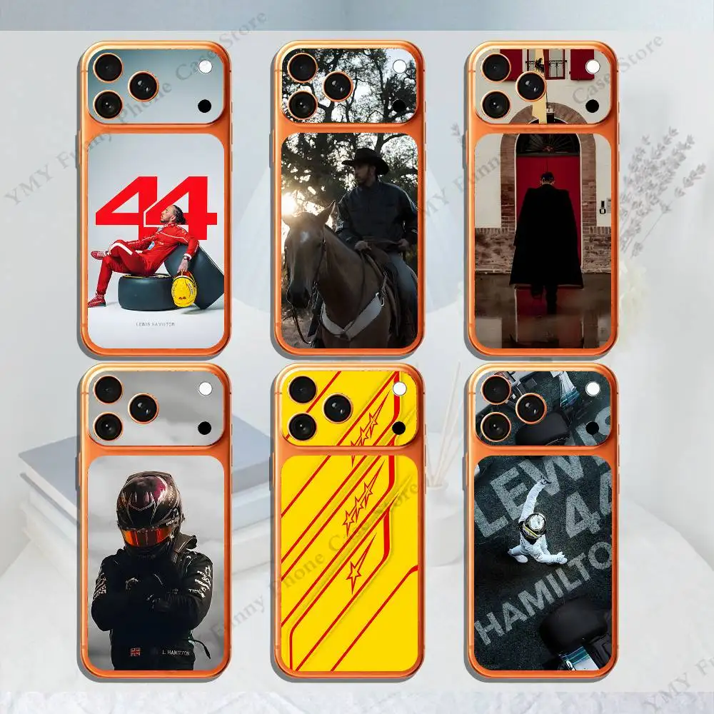 Racer L-Lewis H-Hamilton For Iphone 17 Pro ProMax Back Protective Decorative Sticker Back Cover