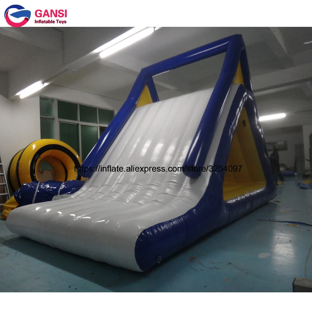 

Large Inflatable Floating Water Slide Swimming Pool Water Toy Slide Trampoline Slides