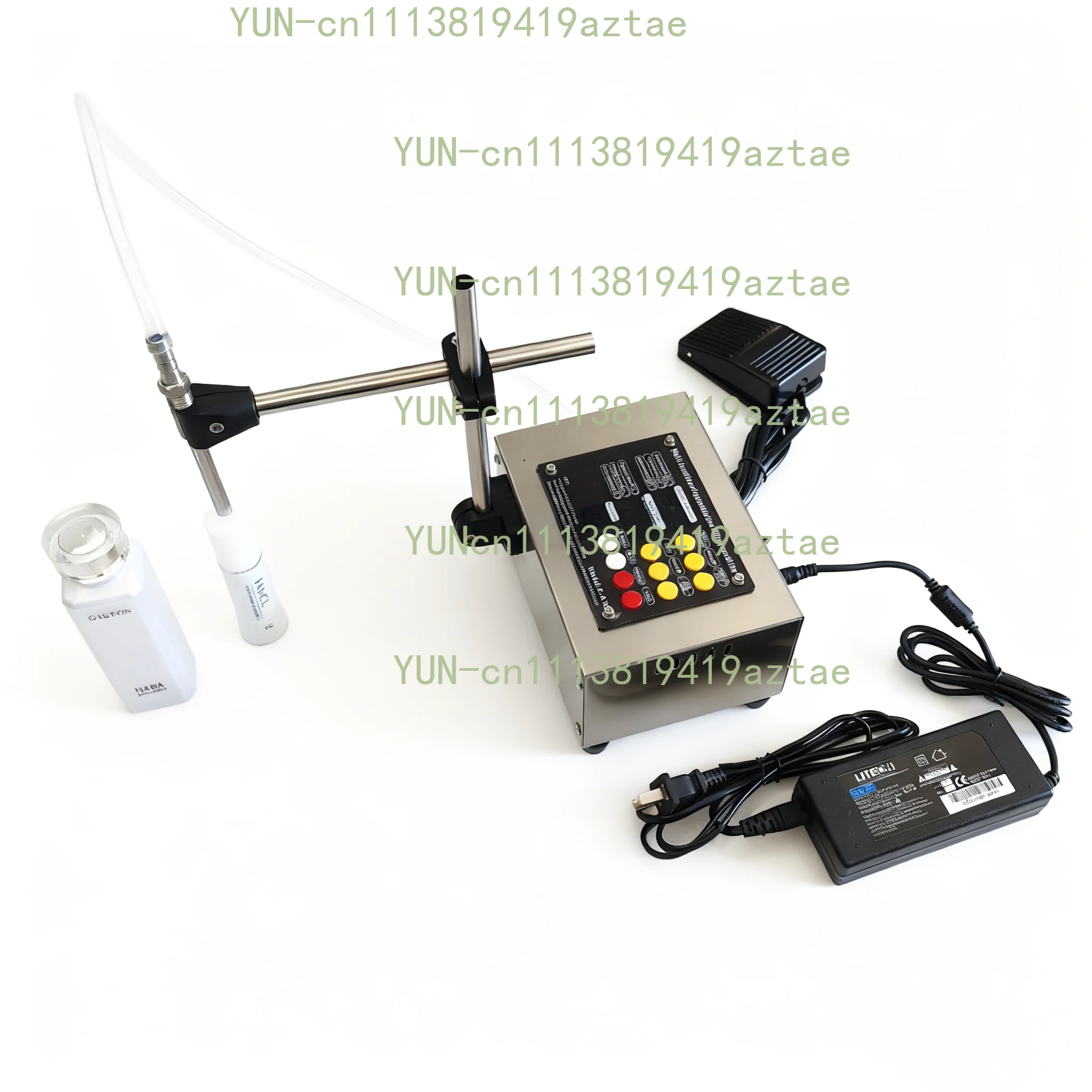 5000ml Automatic Quantitative Liquid Filler Diaphragm Pump Foot Pedal Switch For Juice Milk Sauce Water Bottling