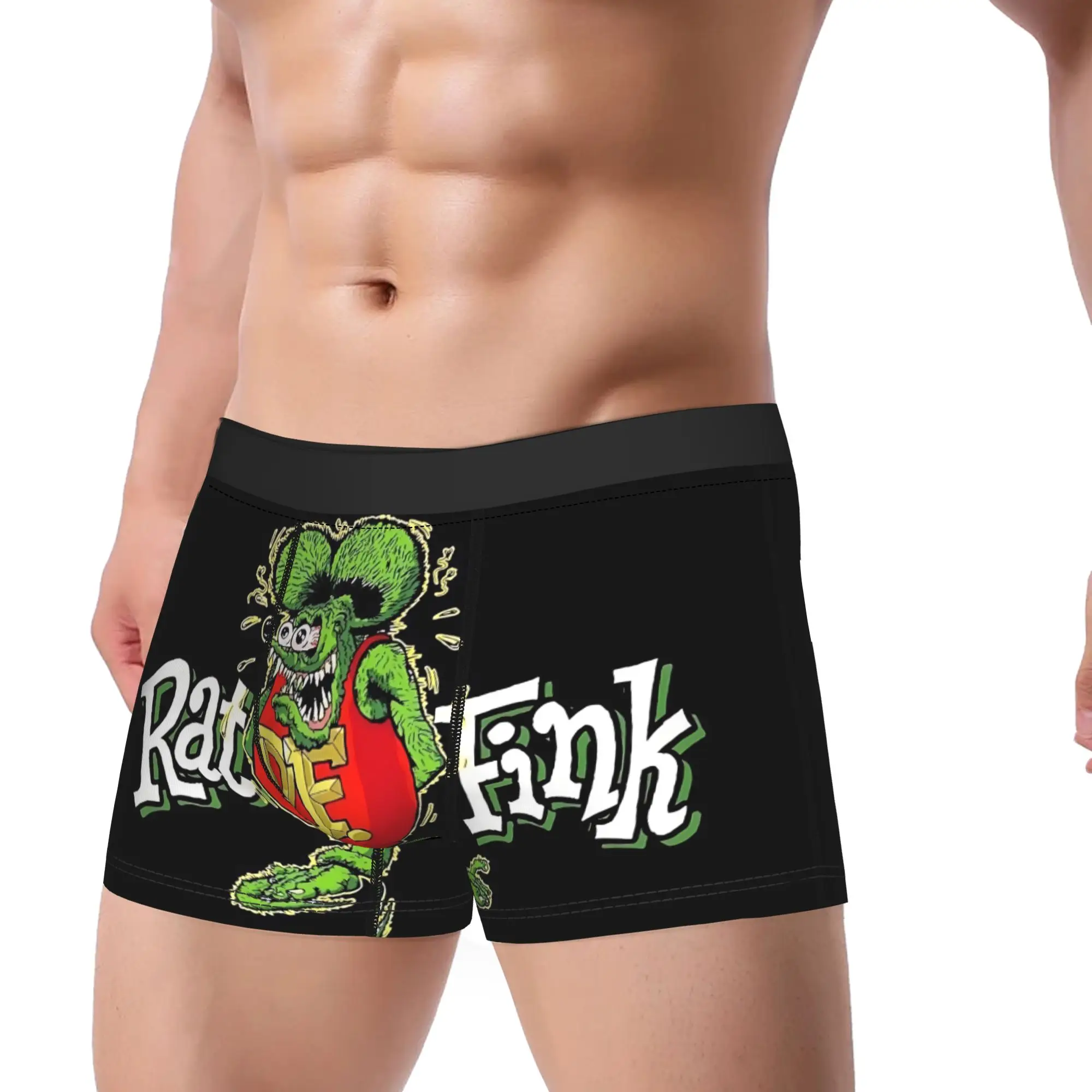 1piece The Green Rodent Rat F-Fink Underpants Homme Panties Male Underwear Ventilate Shorts