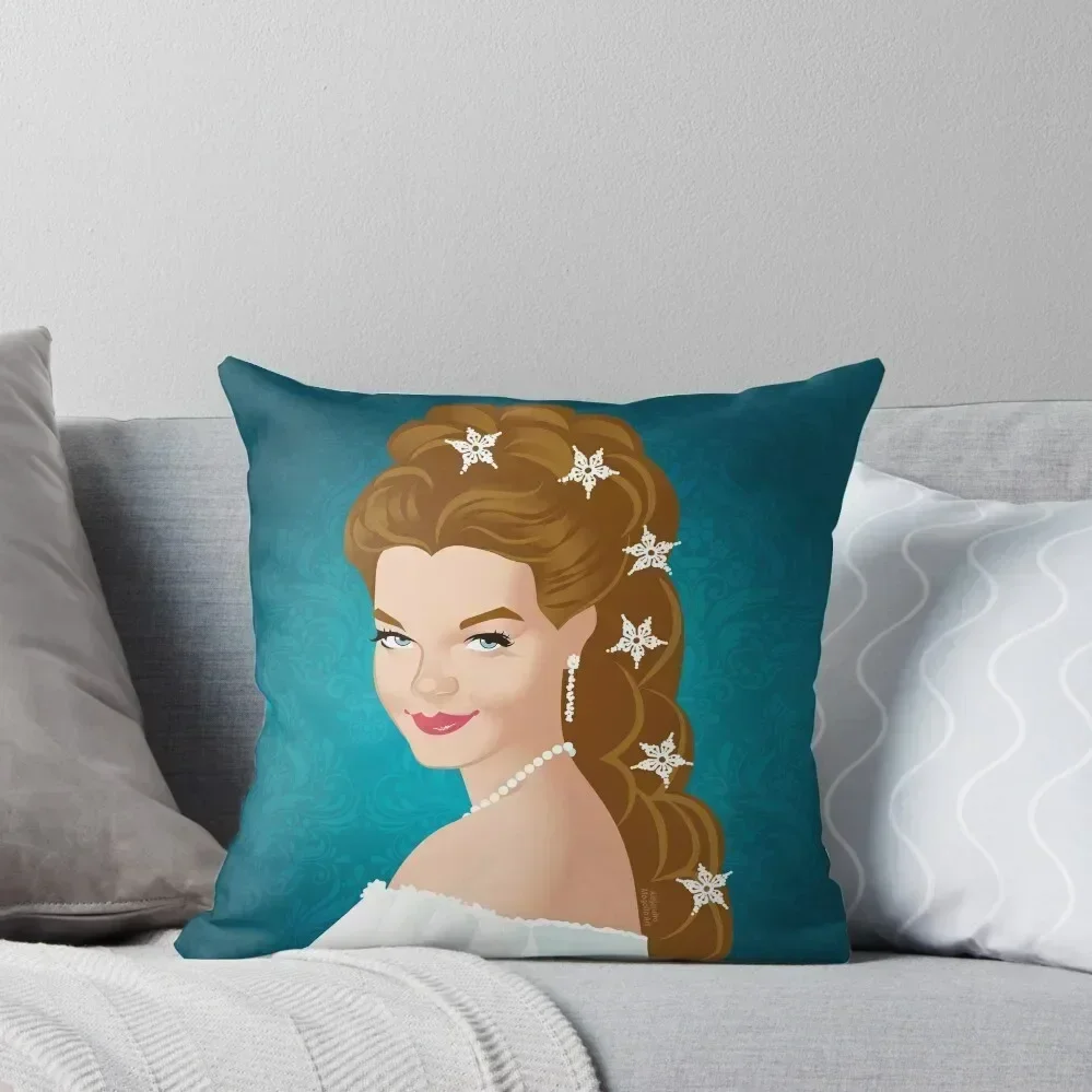 

Empress Sissi Throw Throw Pillow Sofa Decorative Covers Couch Pillows christmas pillowcases pillow