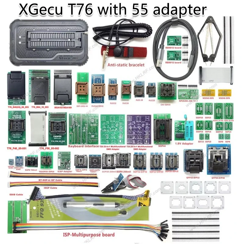 

XGecu T76 programmer burner T56 upgraded version + 55 adapter seat T76 + 55adapter