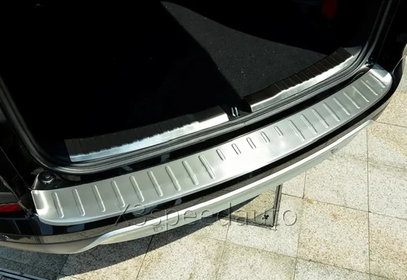 For HONDA CRV CR-V 2012-16 Inner Rear Bumper Protector Guard Sill Plate 2pcs Chrome Car-styling