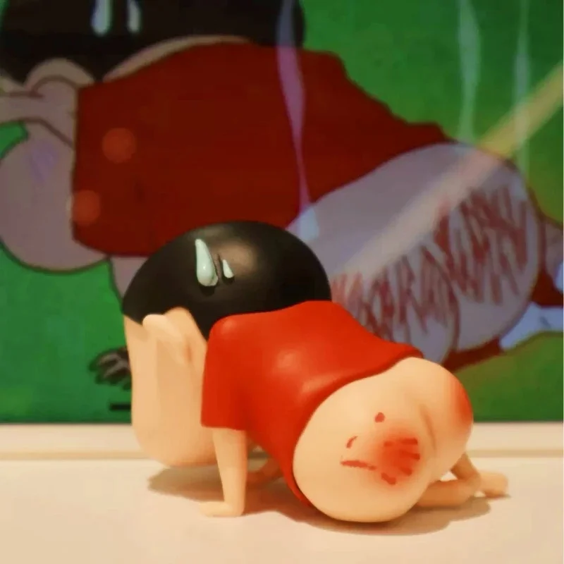 Crayon Shin Chan Action Figure PVC Swollen Butt 5cm Model Doll For Car Desktop Decoration Kids Gift