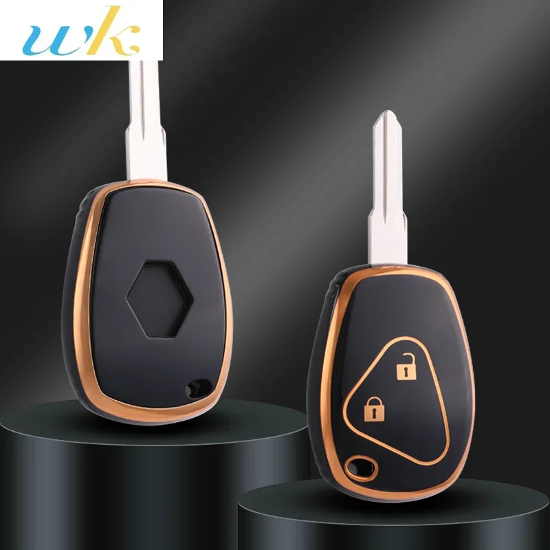 

2 Buttons New TPU Remote Key Fob Case Cover For Renault Megane Modus Espace Laguna Duster Logan DACIA Sandero Fluence Clio Kango