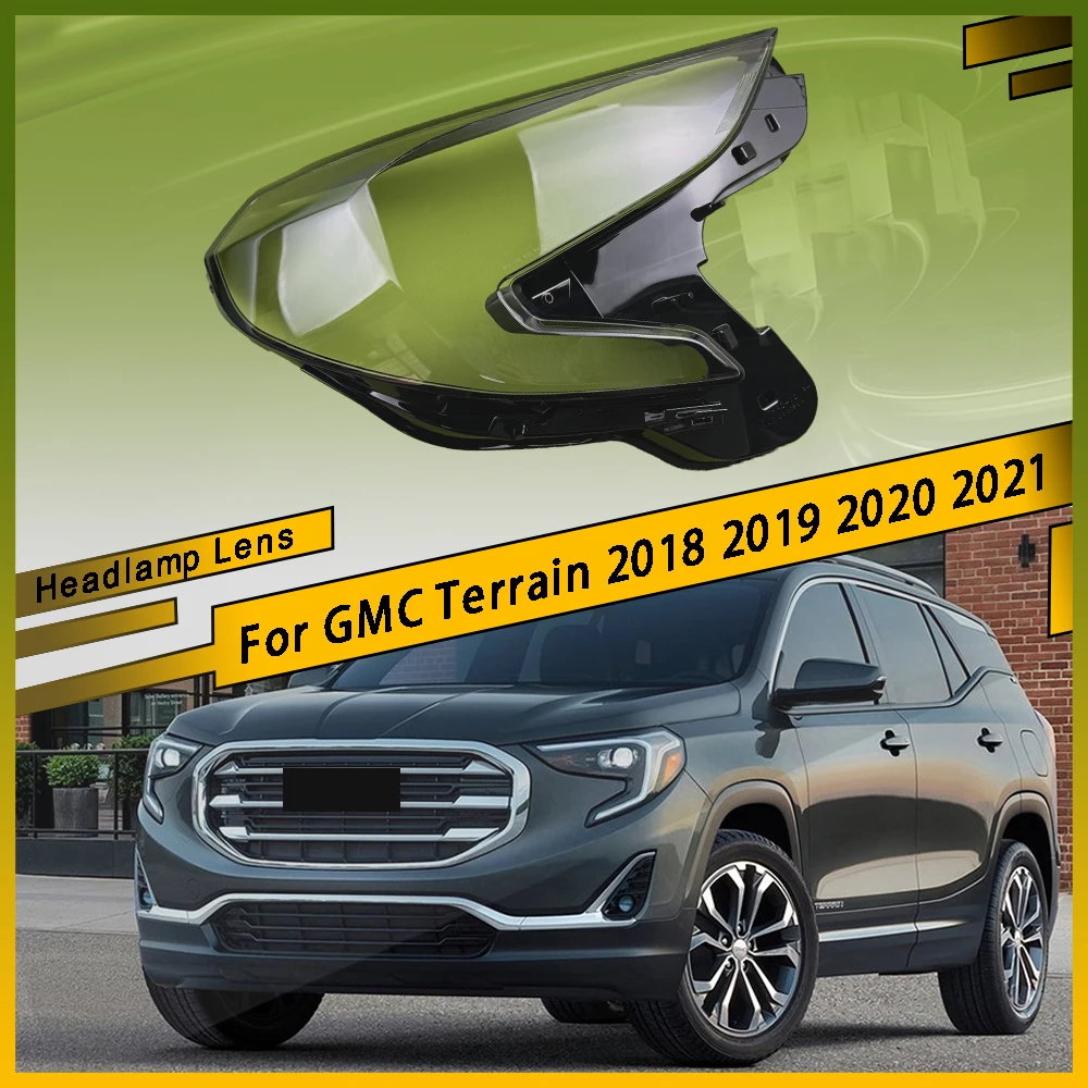 

Transparent Headlamp Lamp Shell Lens Headlight Cover Plexiglass Replace Original Lampshade For GMC Terrain 2018 2019 2020 2021