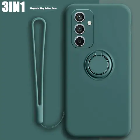 Funda magnética para Samsung Galaxy A54 A55 5G, funda de teléfono con soporte de anillo en Galaxy A34 A53 A52 A33 A14 A13 A32 A73 A72 A71 A51 A31