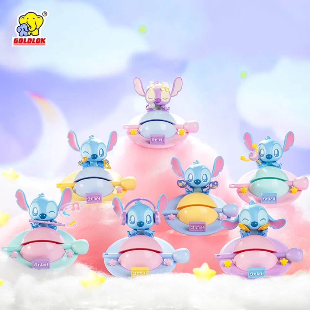 

Disney Stitch Blind Box Toys Knockout Series Anime Action Figuires Desktop Car Ornament Home Decor Phone Stand Christmas Gift