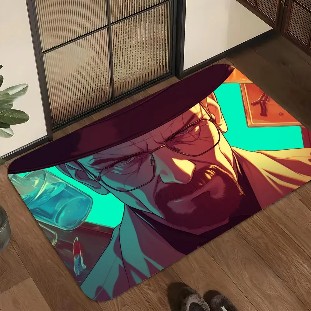 B-Breaking Bad Floor Mat Welcome Mat Entrance Doormat Balcony Bathroom Floor Mats Non-slip Rug Bedroom Carpet