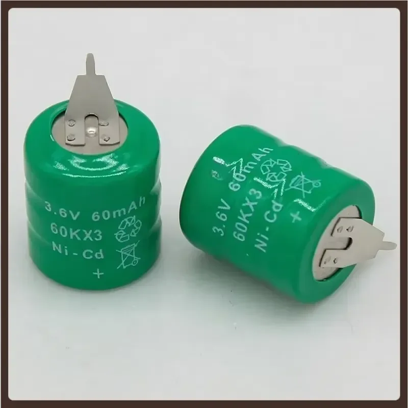 NI-CD 3.6V 60mAh For Oahe Nickel-Cadmium Battery Rechargeable Button Cell Battery