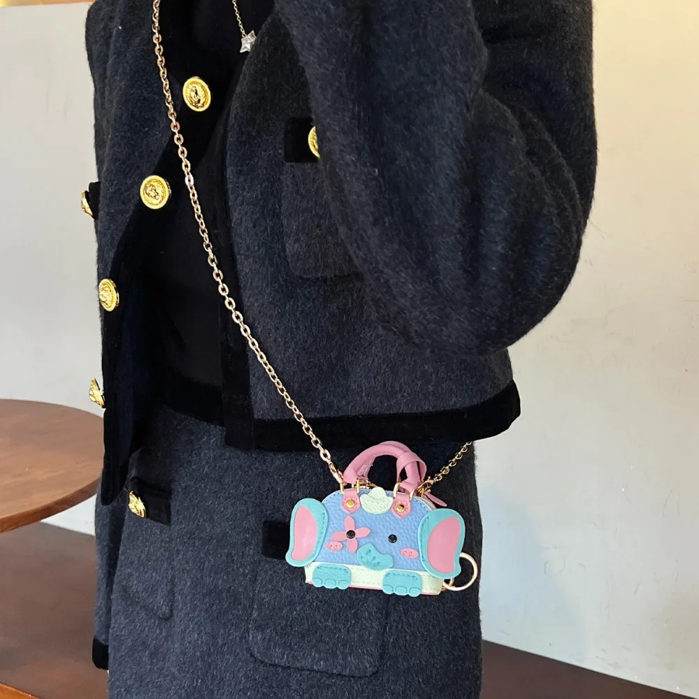 

Creative Mini Shell Bag Charm Bag Pendant H Family Key Lipstick Bag Coin Purse Luxury Key Chain with Lanyard Bag Deco Gift