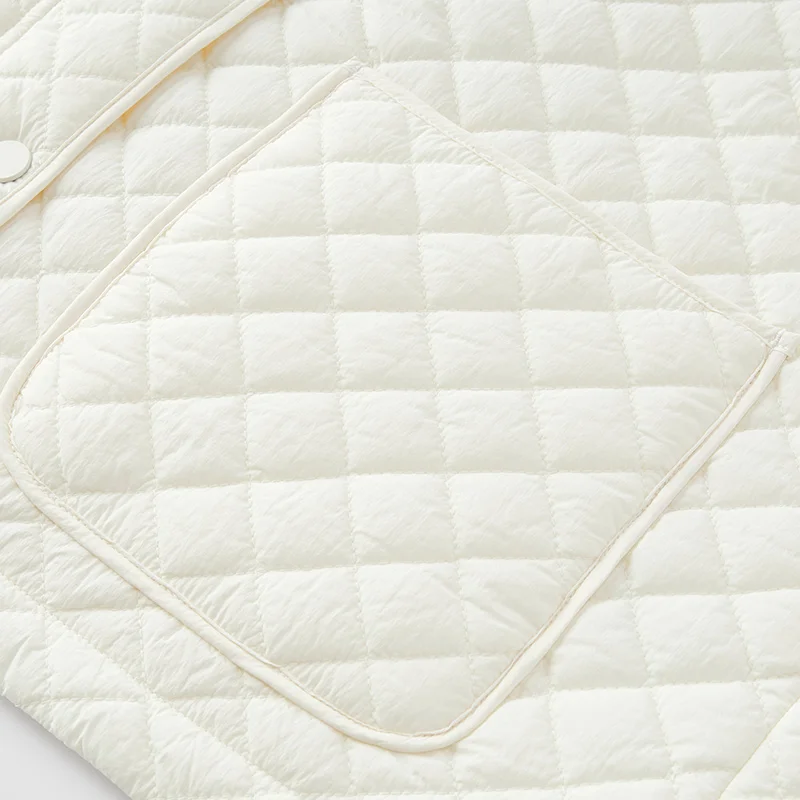 Semir معاطف النساء مبطن محكم الماس الطبقة الداخلية فضفاضة عادية 2025 الشتاء الرباط سترات قطنية خفيفة الوزن للمرأة