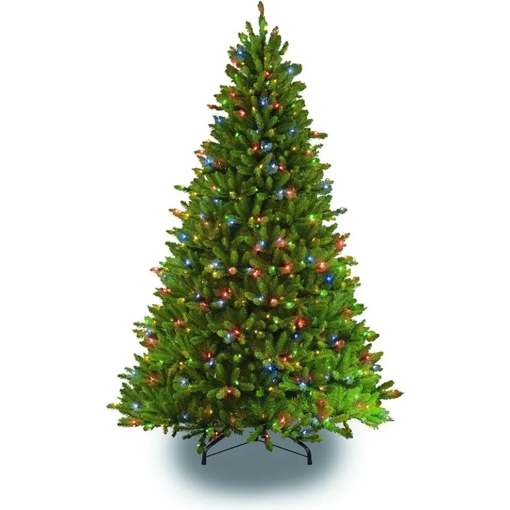 7.5 Foot Fraser Fir Artificial Christmas Tree, Equipped with 750 UL Listed Color Selection Clear/multi-color LED Lights