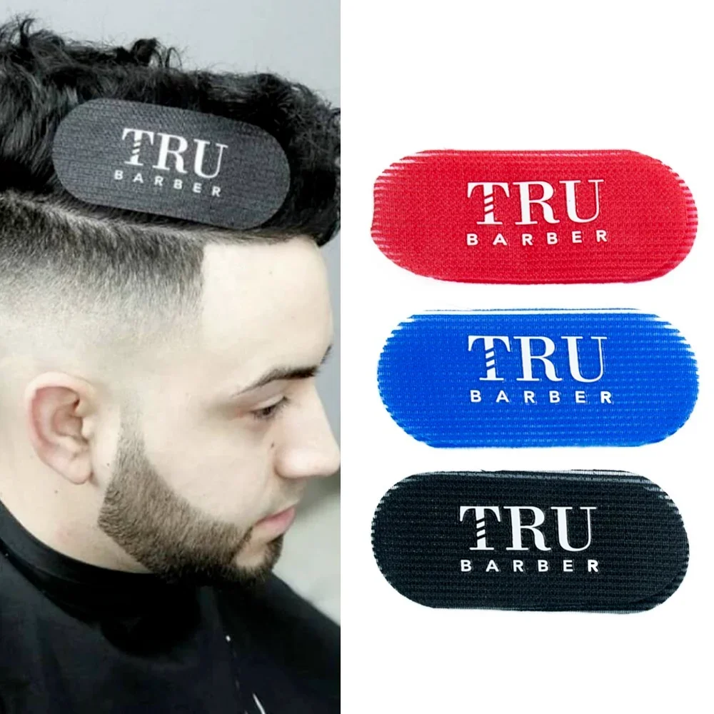 Strumento per parrucchiere 2 pezzi adesivo per capelli da barbiere pinza per capelli riutilizzabile supporto per capelli accessori per barbiere nastro professionale per parrucchiere