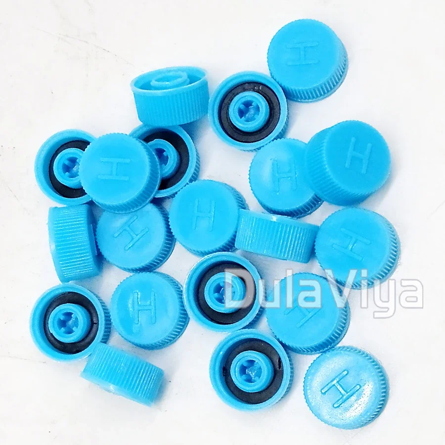 

10 шт. для авто R134a R12, клапан сервисного порта, пылезащитный колпачок, высокая/низкая сторона, замена трубопровода кондиционера M9 M10