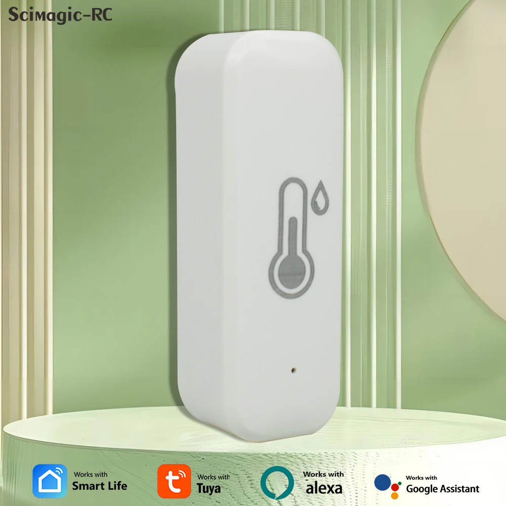 Tuya Smart WiFi Temperature&Humidity Sensor Smart Home Indoor Monitoring Thermometer Hygrometer Work with Alexa Google Home